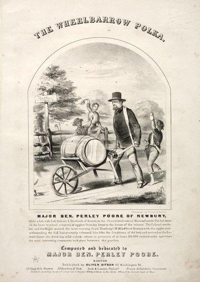 A „Wheelbarrow Polka” – kotta borítója alkotó: Winslow Homer