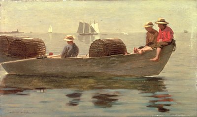 Három fiú egy dórban, 1873 alkotó: Winslow Homer