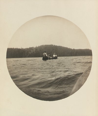 Három kenus, Lake St. John, Quebec tartomány, 1895 körül, 1904 körül (zselatin ezüst nyomat) alkotó: Winslow Homer