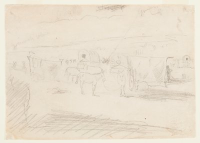 Katonai kocsik vonata alkotó: Winslow Homer