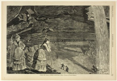 A vízesés alatt, Catskill-hegység alkotó: Winslow Homer
