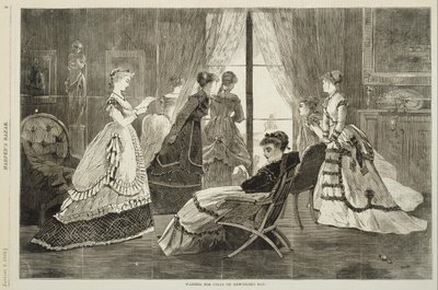 Hívások várakozása újév napján alkotó: Winslow Homer