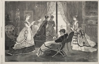 Hívások várakozása újév napján alkotó: Winslow Homer