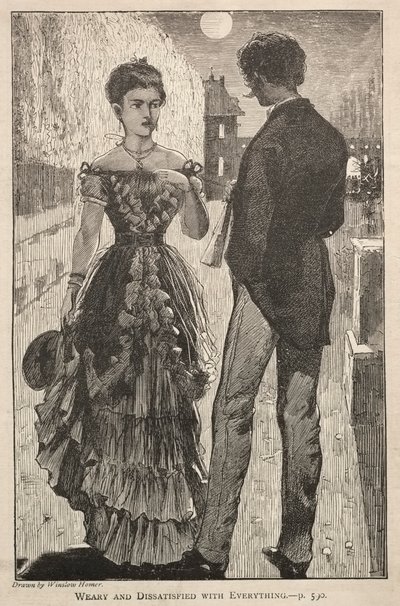 Fáradt és mindennel elégedetlen, 1869. alkotó: Winslow Homer