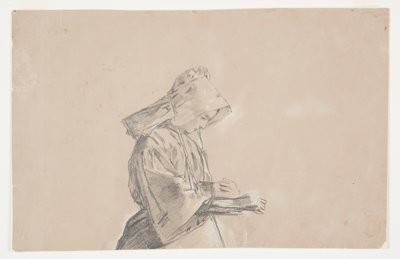 Nő egy Sunbonnetben alkotó: Winslow Homer