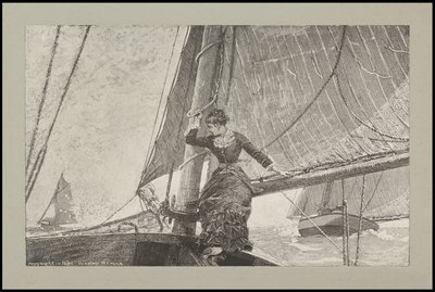 Vitorlás lány, 1880 alkotó: Winslow Homer