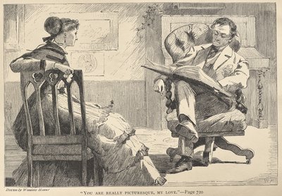 "Igazán festői vagy, szerelmem" alkotó: Winslow Homer