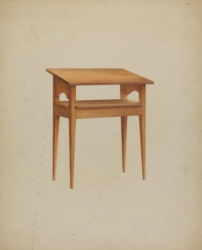 Shaker étkezőasztal, c. 1937. alkotó: Winslow Rich