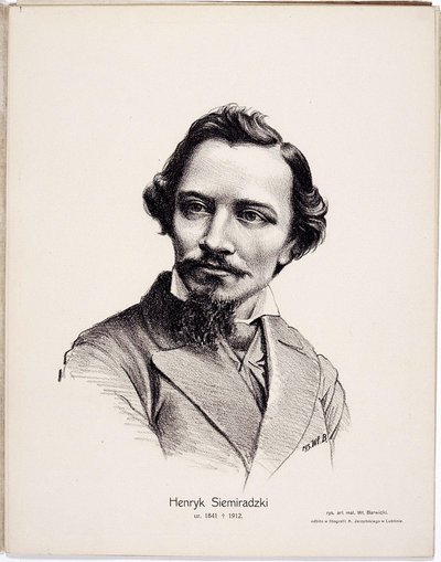 Henryk Siemiradzki 1843-1902, 1917 alkotó: Wladyslaw Barwicki