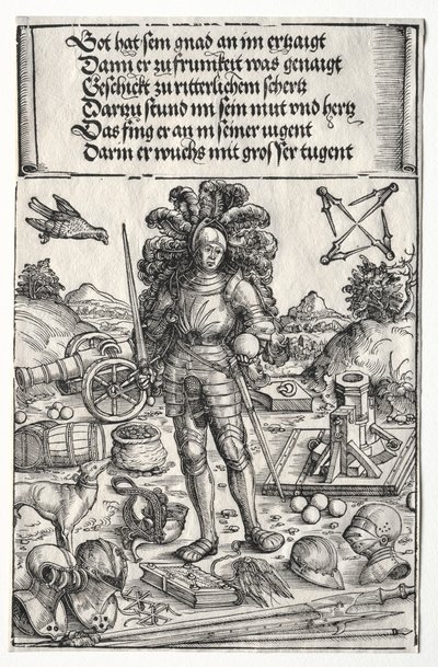 I. Maximilianus diadalíve: Maximilian császár mint a fejlesztések védőszentje..., 1515-17. alkotó: Wolf Traut