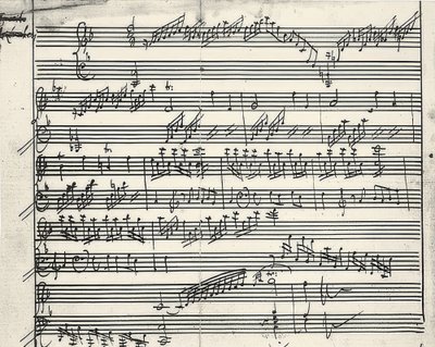 Zenei autogram alkotó: Wolfgang Amadeus Mozart