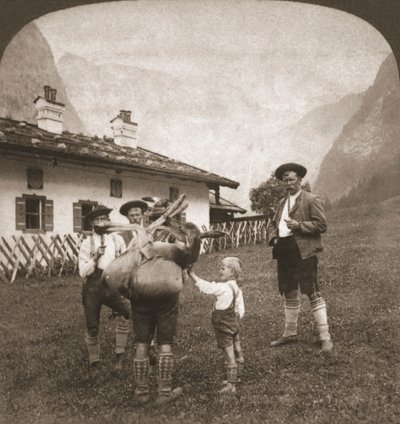 Bajor hegymászók, Németország, 1898. alkotó: Works and Sun Sculpture Studios