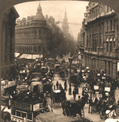 Cheapside, London, 1896. alkotó: Works and Sun Sculpture Studios