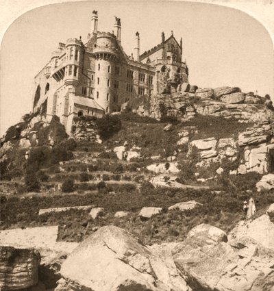 St. Michaels Mount, Bencés kolostor, Penzance, Cornwall, 1900. alkotó: Works and Sun Sculpture Studios