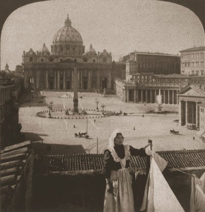 Szent Péter és a Vatikán, 1905. alkotó: Works and Sun Sculpture Studios