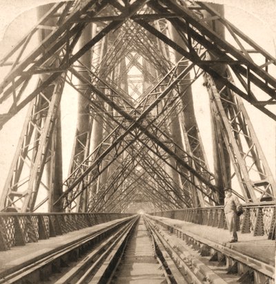 The Great Forth Bridge, Skócia, 1896. alkotó: Works and Sun Sculpture Studios