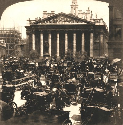 The Royal Exchange, London, 1896. alkotó: Works and Sun Sculpture Studios