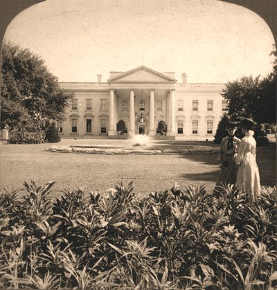 A Fehér Ház, Washington D.C, 1908. alkotó: Works and Sun Sculpture Studios