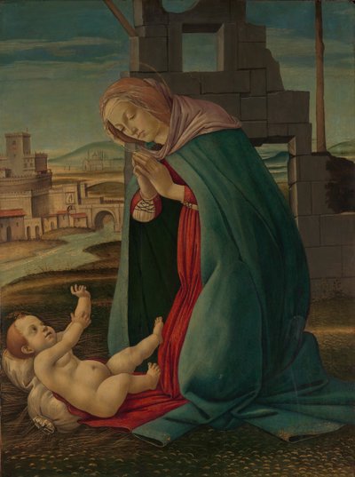 Születés, 15. század vége. alkotó: Workshop of Botticelli