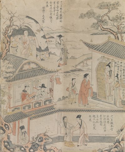 Az év utolsó három hónapja. alkotó: Workshop of Ding Liangxian.