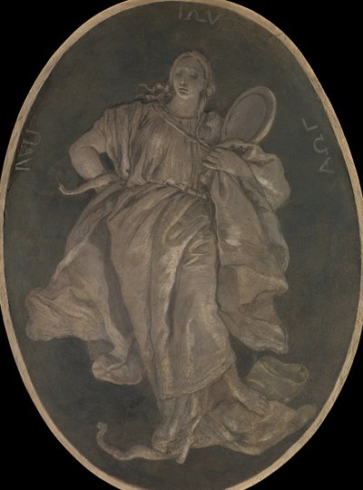 Prudence, 1760. alkotó: Workshop of Giovanni Battista Tiepolo
