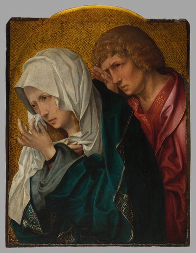 A Szűz és Szent János evangélista c. 1520 alkotó: Workshop of Jacob Cornelisz. van Oostsanen