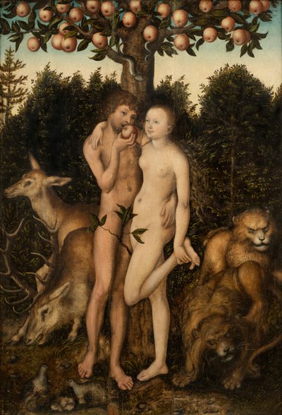 Ádám és Éva alkotó: workshop of Lucas Cranach the Elder
