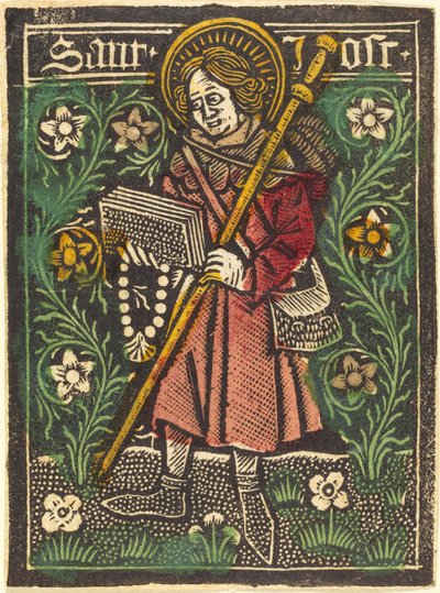 Szent Jost alkotó: Workshop of Master of the Aachen Madonna