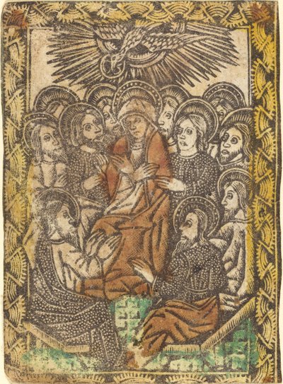 pünkösd alkotó: Workshop of Master of the Borders with