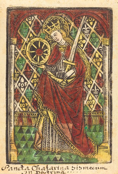 Szent Katalin alkotó: Workshop of Master of the Protective Saints of Cologne