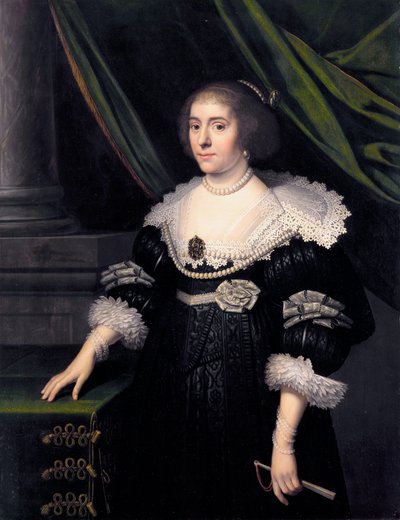 Amália solmsi hercegnő, Orániai Frigyes Henrik felesége alkotó: Workshop of Michiel van Mierevelt