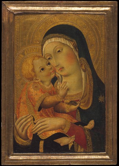 Madonna és gyermeke, kb. 1448-60. alkotó: Workshop of Sano di Pietro