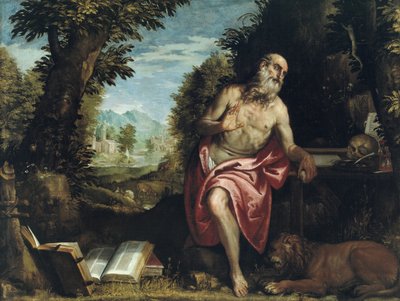 Szent Jeromos a vadonban, 158590. alkotó: Workshop of Veronese