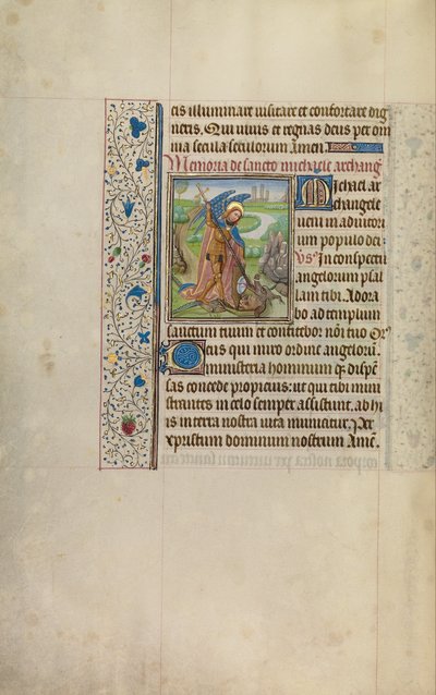 Szent Mihály és a sárkány alkotó: Workshop of Willem Vrelant