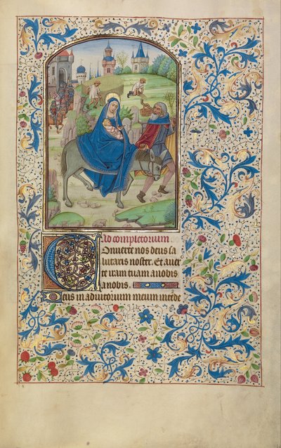 Repülés Egyiptomba alkotó: Workshop of Willem Vrelant