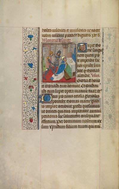 Becket Szent Tamás mártíromsága alkotó: Workshop of Willem Vrelant