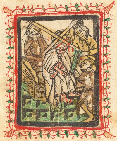 Tövisekkel koronázott Krisztus, 14701480. alkotó: Workshop of the Master of the