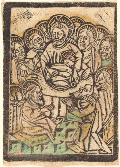 Az utolsó vacsora, 14701480. alkotó: Workshop of the Master of the