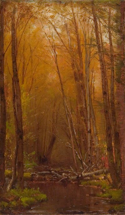 A Catskills nyírfai, kb. 1875. alkotó: Worthington Whittredge