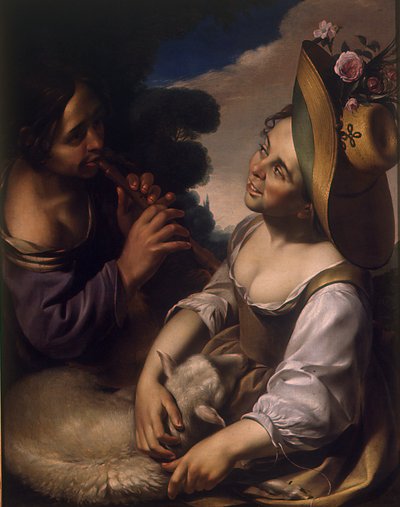 Pásztorok mulatsága, 17. század első fele. alkotó: Wouter Pietersz. Crabeth the Younger