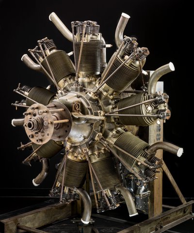 Lawrance J-1, Radial 9 motor, kb. 1922. alkotó: Wright Aeronautical