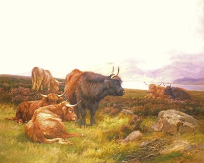 Felvidékiek egy tó mellett alkotó: Wright Barker