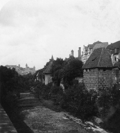 Nürnbergi vár, Nürnberg, Németország, 1900-as évek. alkotó: Wurthle and Sons