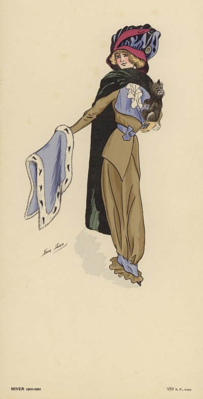 1910-1911 téli divat alkotó: Xavier Sager