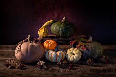 Őszi termésű tökök alkotó: Xiaoyuan Xu