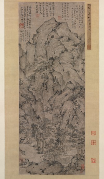 Patakok és hegyek, 1372. alkotó: Xu Ben