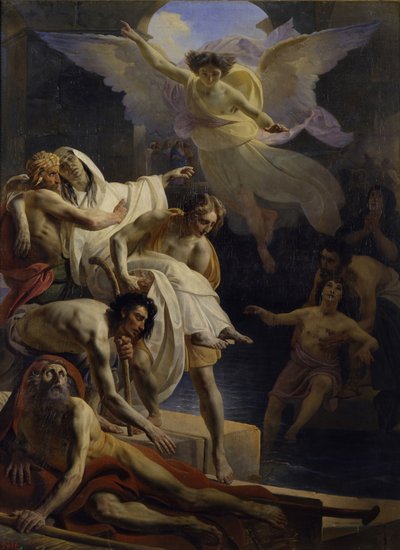 Gyógyulás a Siloám-tavánál, 1845 alkotó: Yakov Fyodorovich Kapkov