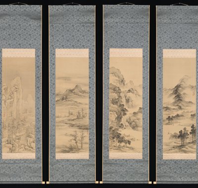 A négy évszak tájai, 1848. alkotó: Yamamoto Baiitsu