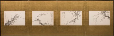 Prunus Blossoms alkotó: Yamamoto Baiitsu