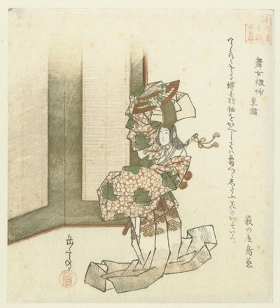 Huszonnégy japán példa a gyermeki jámborságra a Honchôren számára (sorozat címe) alkotó: Yashima Gakutei